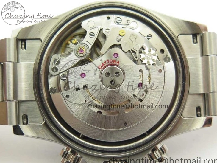 0107 Daytona 116500 JHF Best Edition Ceramic Bezel White Dial Black Red on SS Bracelet A Elegant 3266